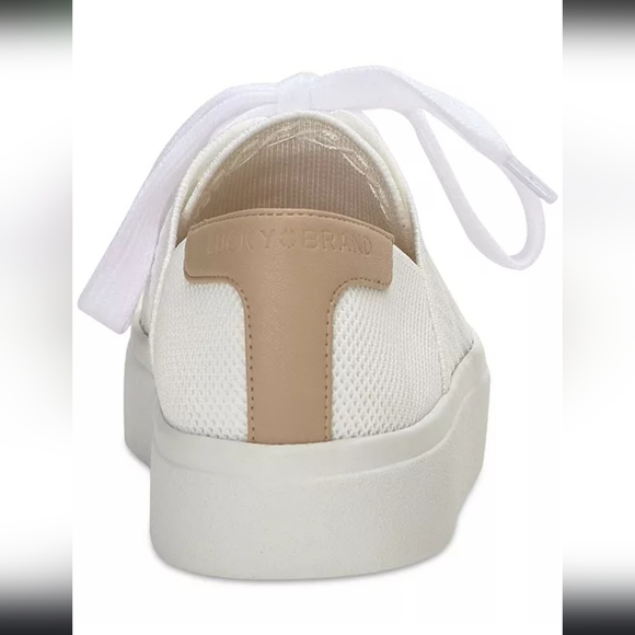 LUCKY BRAND Women's Talena Knit Lace-Up Sneakers EUC Sz 6 - Picture 3 of 14